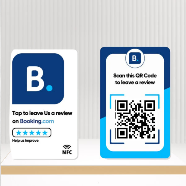 Booking Review NFC Card - Pre-Configured for Booking.com Google Reviews
