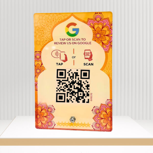 Diwali Edition Google Review NFC Standee - Boost Business Google Reviews with Tap or Scan