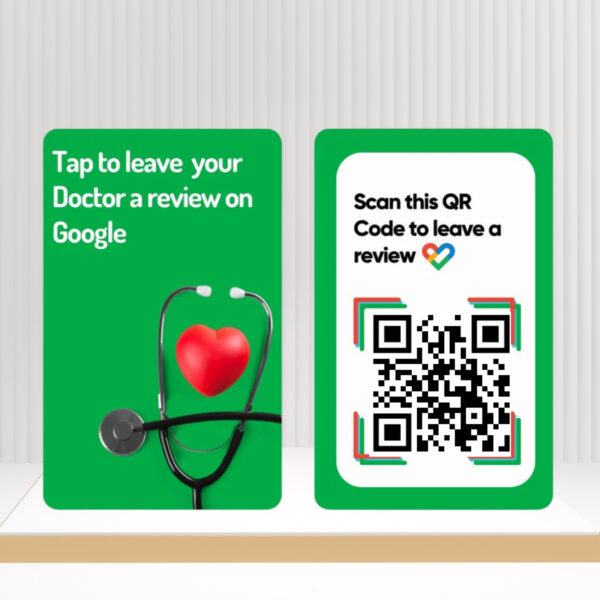Google Review NFC Card for Doctors, Clinics & Hospitals - Boost Patient Google Reviews