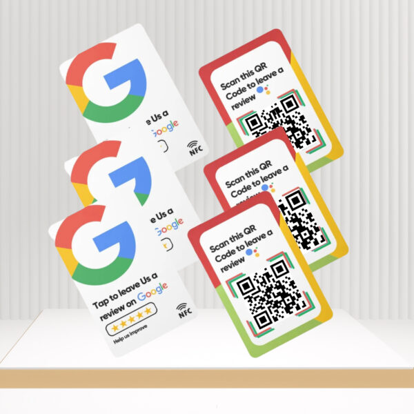 Google Review NFC Card Pack of 3 - Pre-Configured for Business Google Reviews
