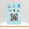 Practo + Instagram + Google Review 3-in-1 NFC Standee for Doctors