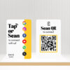 All-In-One Review Card - NFC & QR Enabled for Google, Facebook, Instagram, X, WhatsApp, YouTube