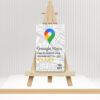 Google Review NFC Card Maps Edition with Stand - Business Google Review Booster