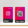 NFC & QR Instagram Follow Tap Card – Connect on Instagram with One Tap
