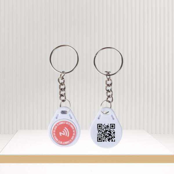 NFC Keyring - Smart Keychain for Contact Sharing & Asset Tracking