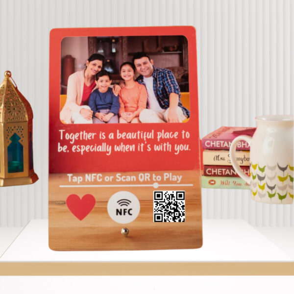 Spotify Tap to Play Custom Music Frame - Personalized Photo Frame for Couples & Gifts
